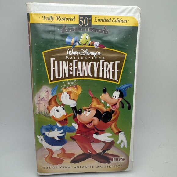 Disneys Fun and Fancy Free Mickey VHS - Picture 1 of 3